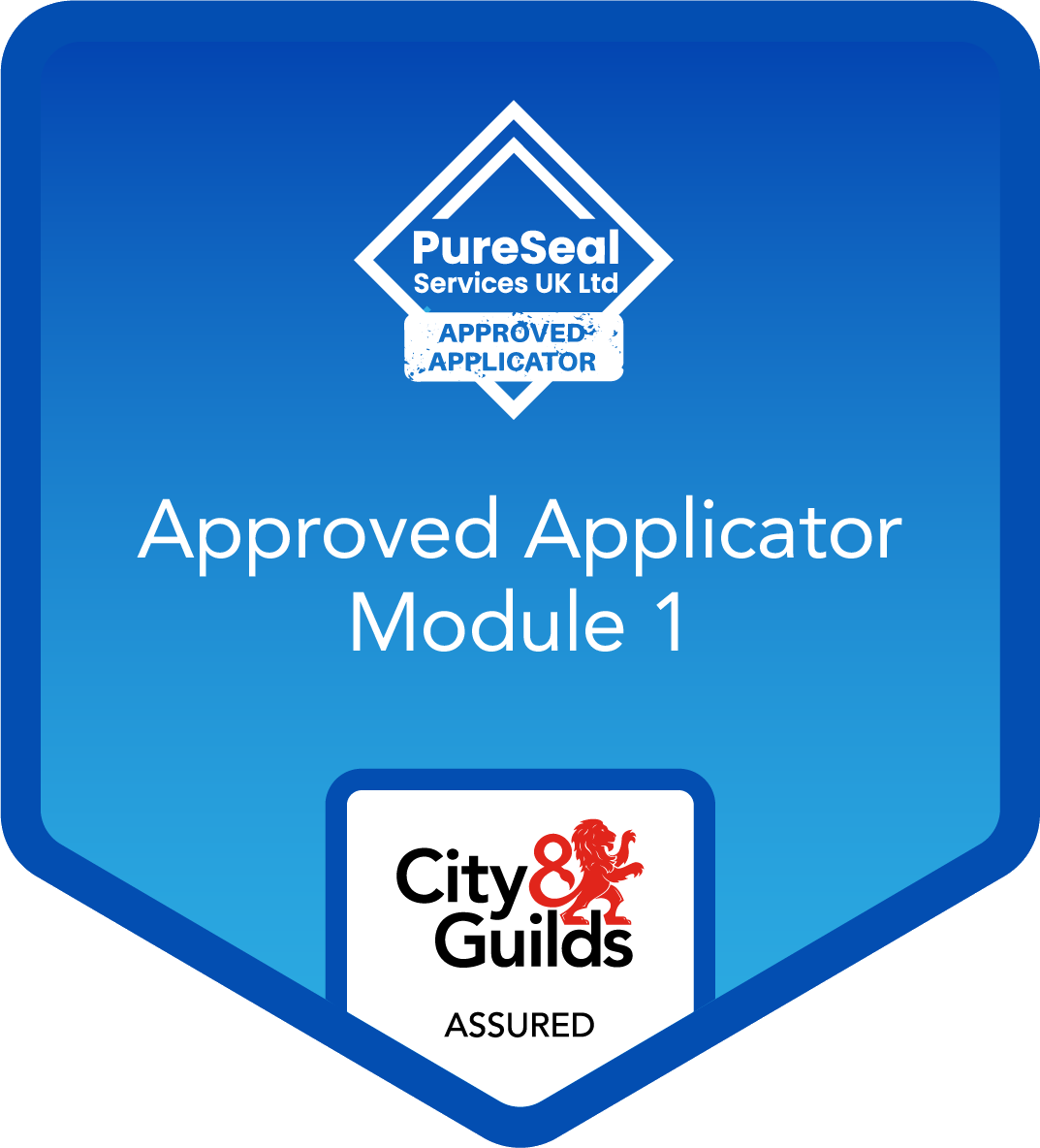 PureSeal Services UK Approved Applicator Module 1, City & Guilds Assured