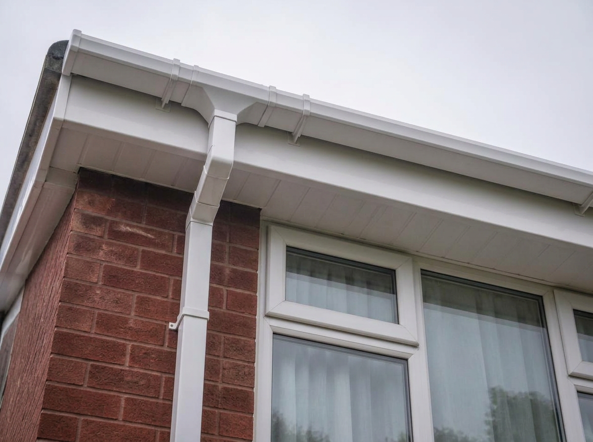 uPVC fascia & guttering · St Anne's after restoration